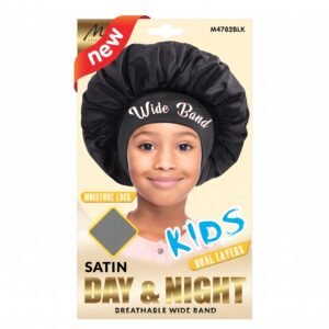 Kid's Day&Night Cap Super Jumbo Black with breathable wide band