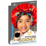 Kids Fancy Printed Tie Bonnet RED #M4783RED