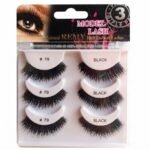 Model Eyelashes Black 3 Pairs #M79T