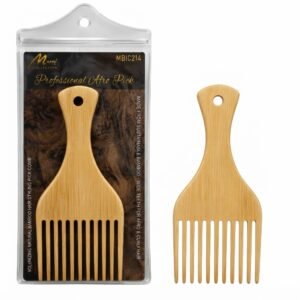 Murry Bamboo Afro Pick Comb for natural hair styling
