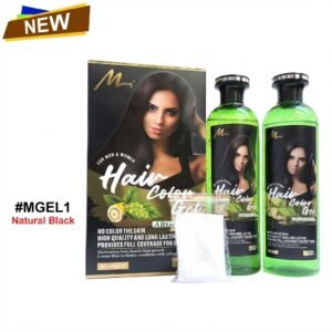 Murry Hair Color Gel Natural Black 500ml x2 with argan oil