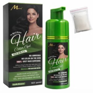Murry Herbal Hair Colour Gel in Dark Brown 400ml packaging