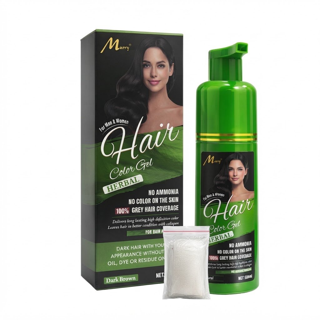 Murry Herbal Hair Colour Gel Dark Brown 200ml
