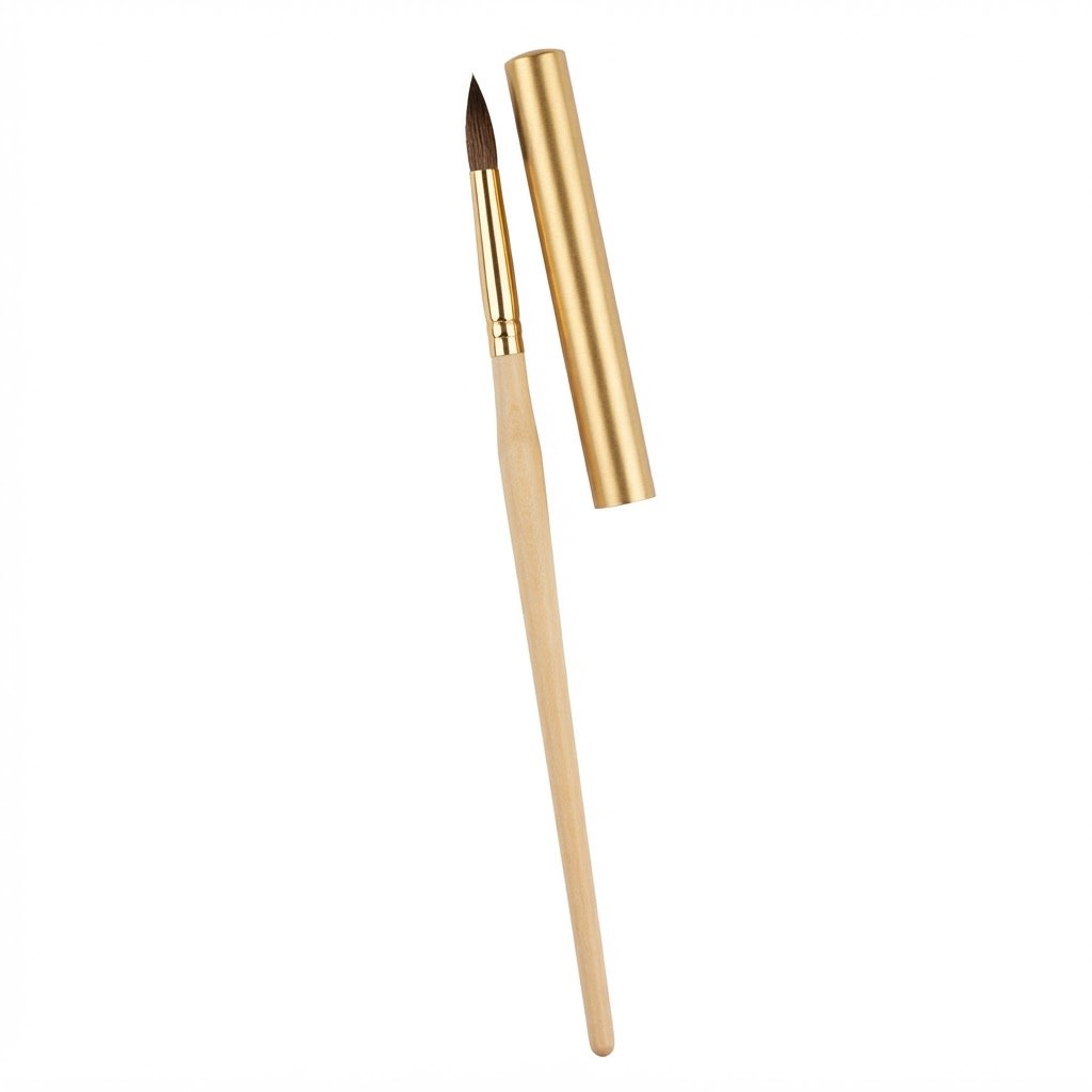 Professional Nail Brush No 205 with protective cap