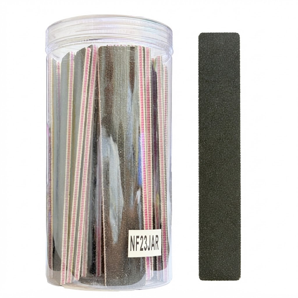 Murry Collection Wide Nail File 36PC in Jar for manicure and pedicure