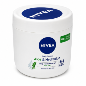 Nivea Aloe & Hydration Body Cream 400ml for deep moisture
