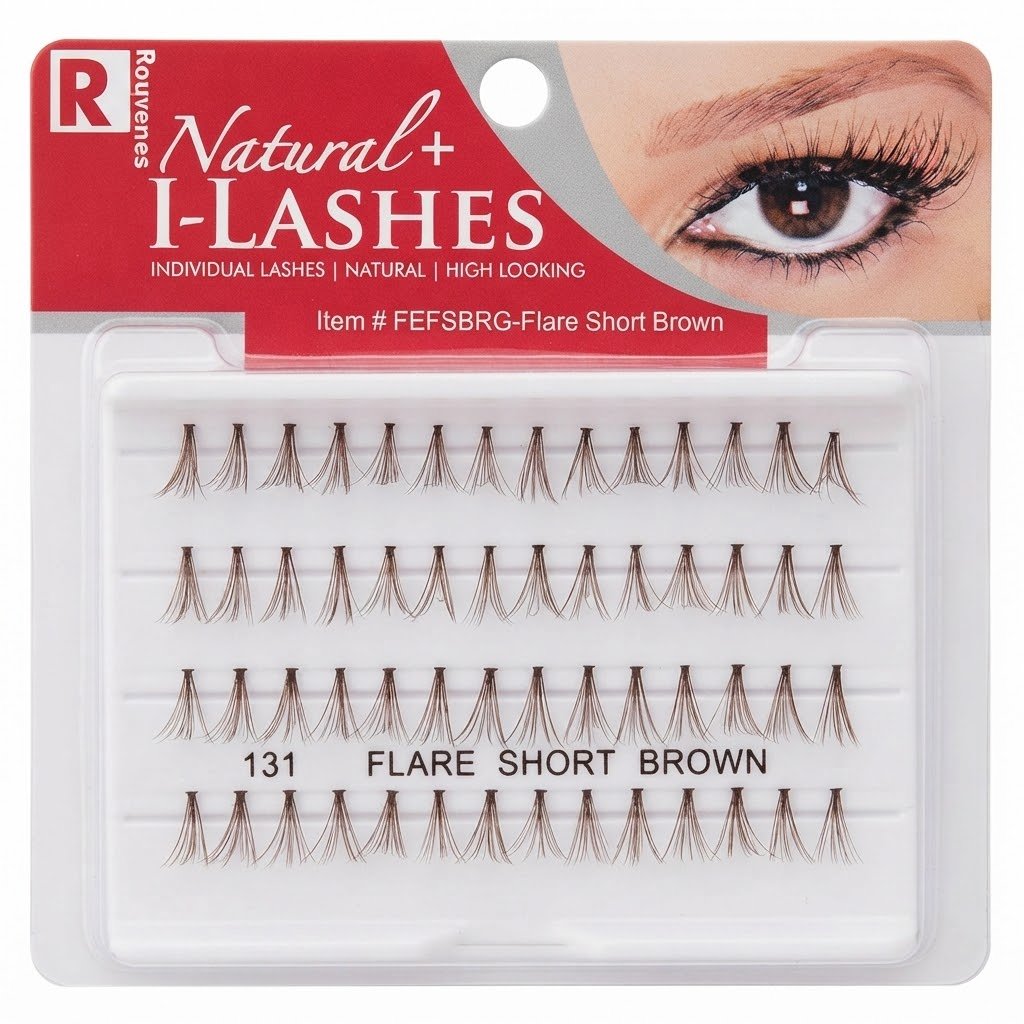 Natural I-Lashes Flair Short (Brown) #OO131