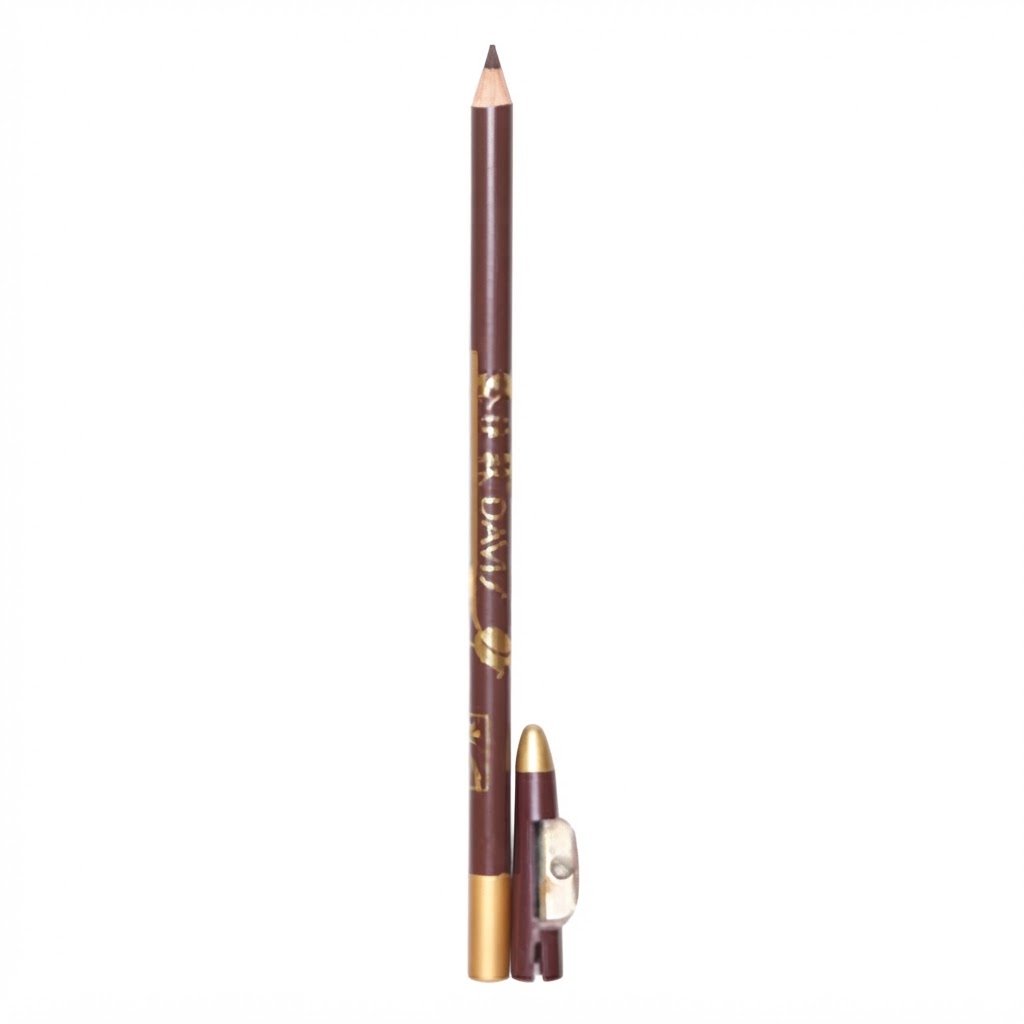 Pencil Lite Brown with Sharpener for Makeup Application