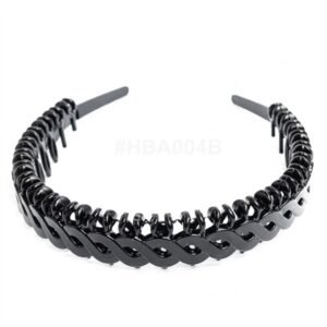 Black wire headband for everyday wear