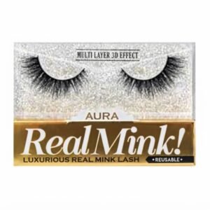 Aura Real Mink 3D Eyelash 010 - Luxurious reusable mink lashes