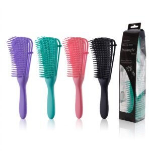 Assorted Colour Detanling Brush for effortless hair detangling