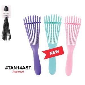 Assorted Colour Detangling Brush for easy hair care