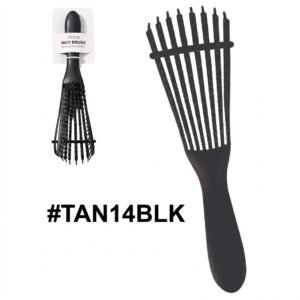 Black detangling brush for effortless hair care