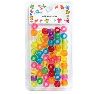 Vibrant Jumbo Hair Beads Mix Color for stylish hairstyles