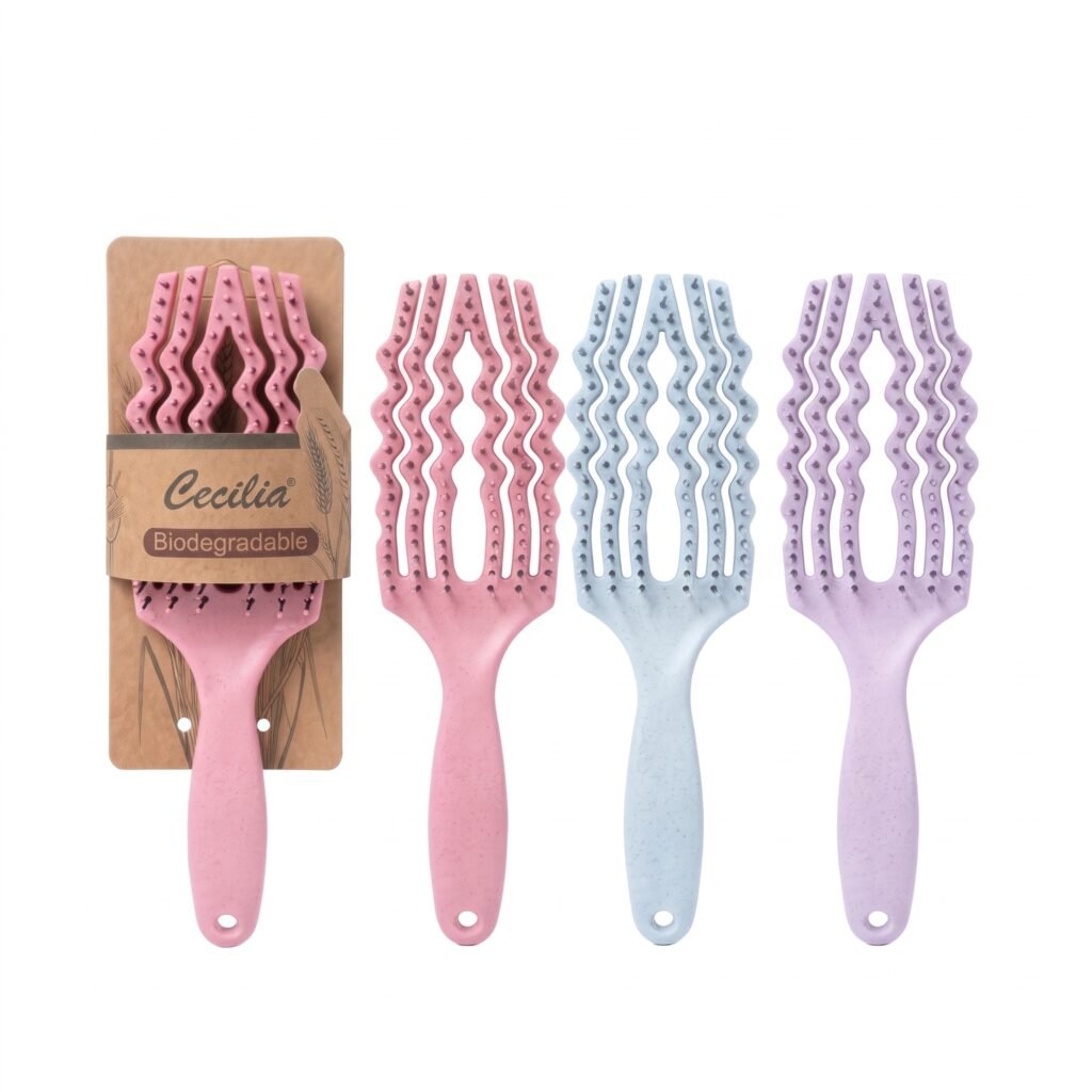 Cecilia Finger Hair Brush Display Ast 1pcs #ZM102MSL