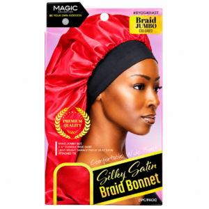 Satin Bonnet Braid Jumbo - Wide Band Hair Protection #BYOG401AST