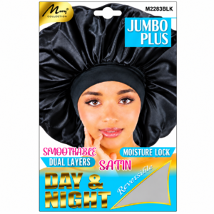 Murry Day & Night Super Jumbo Satin Bonnet Black #M2283B