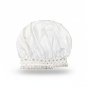 Satin Shower Cap - White - #CAPW