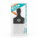 Stella Collection Metal Pik Styling Comb - Smooth Finish (#2410) Durable, Flexible Comb for Effortless Hair Volume and Styling