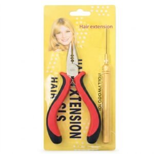 Salon Hair Extension Tool Set Red Grip Pliers #MRKIT