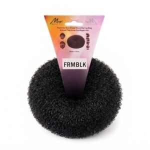 Magic Collection Hair Bun Shaper Donut Styling Ring Medium Black #FRMBLK