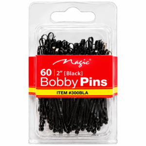 Magic Hair Pin Bobby Pins 2″ Bulk Pack in Black #300BLA