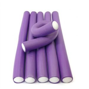 Professional Purple Soft Twist Heatless Hair Curlers Set #PU6
