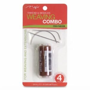 Magic Weaving Thread & Needle Set in Brown for Crafting