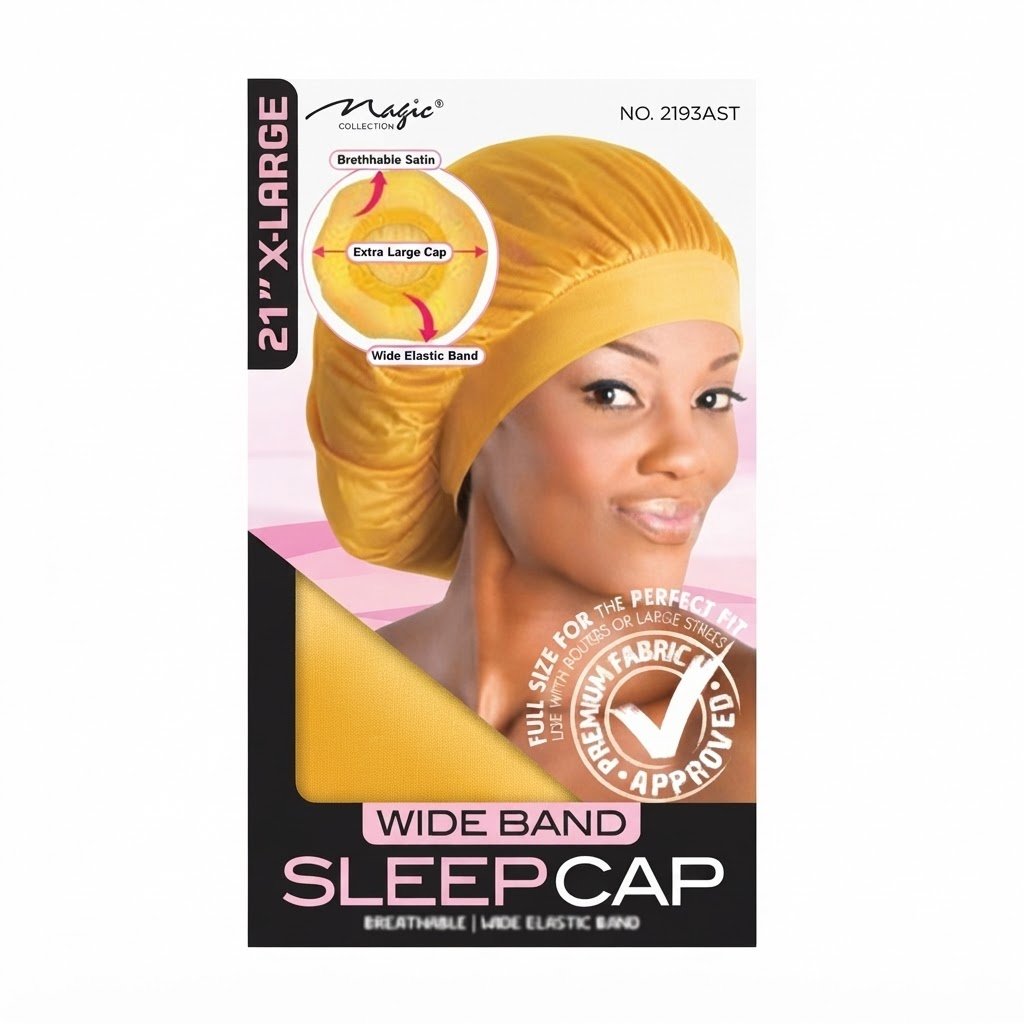 Magic Collection Elastic Band Sleep Cap in assorted colors