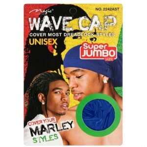 Magic Collection New Marley Wave Cap in Blue for Dreadlocks
