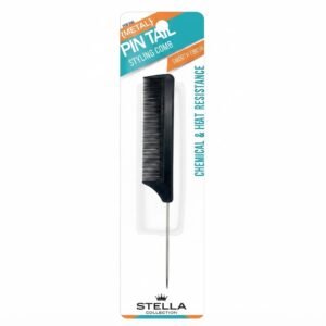 Stella Pin Tail Styling Comb in Black Color