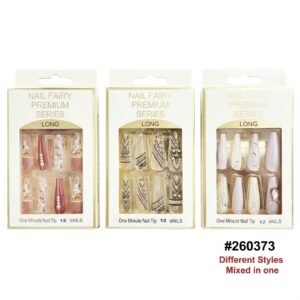 Nail Fairy Fancy Finger Nail 3 Mix Design Long Tips