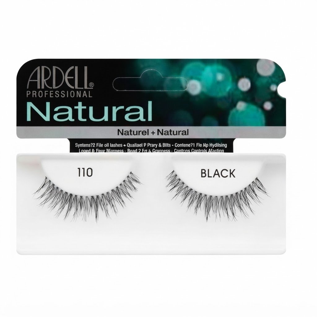 Ardell Natural Eyelashes NO110 in Black - 72PC Box