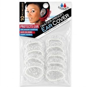 Uniset Waterproof Ear Covers for Hair Treatments 10pcs