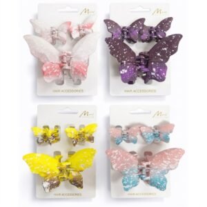 Murry Collection butterfly style jaw clip in mixed colours