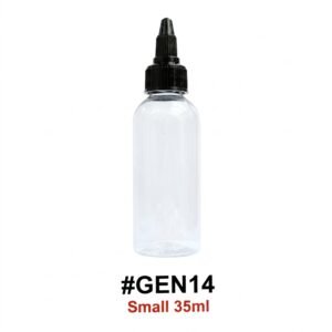 Clear nozzle bottle for precise dispensing, 35ml capacity