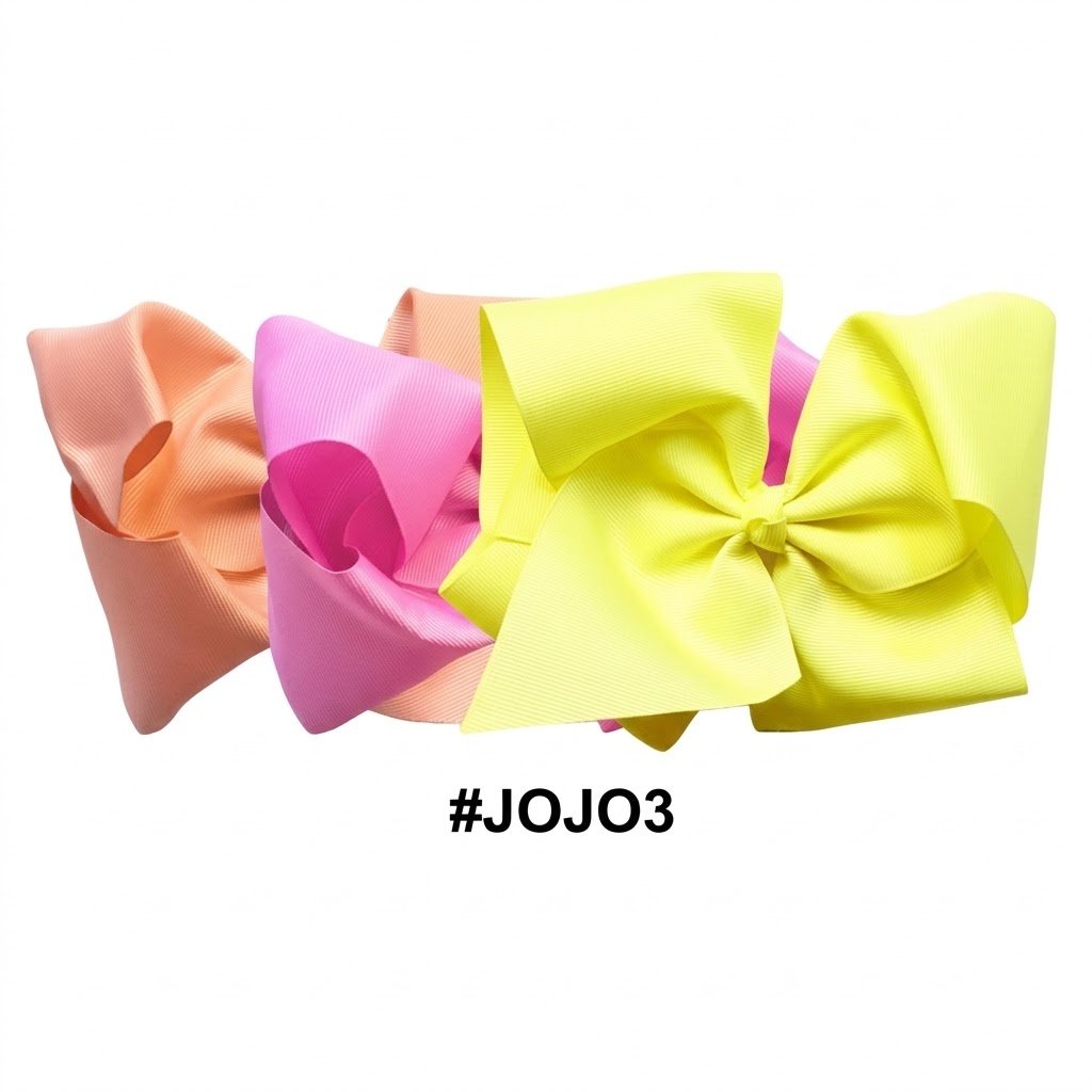 Fancy Jojo Hair Clip in mixed colors for stylish looks