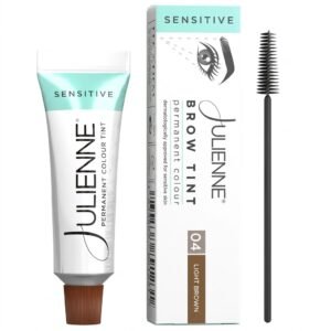 Julienne Black Brown Eyelash and Brow Tint Introductory Kit