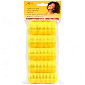 Murry Collection Self Gripping Soft Roller Yellow 4.4cm for hair styling