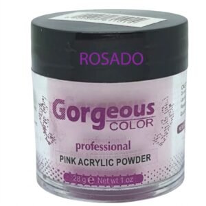 Gorgeous Color Nail Powder in Nude 30g container