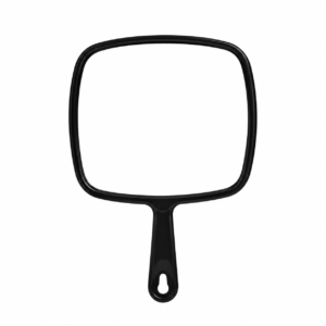 Murry Collection XL TV Hand Mirror 8-9 Inch in Black