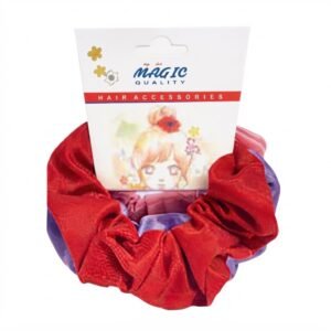 Magic Collection Satin Scrunchies in Assorted Colours
