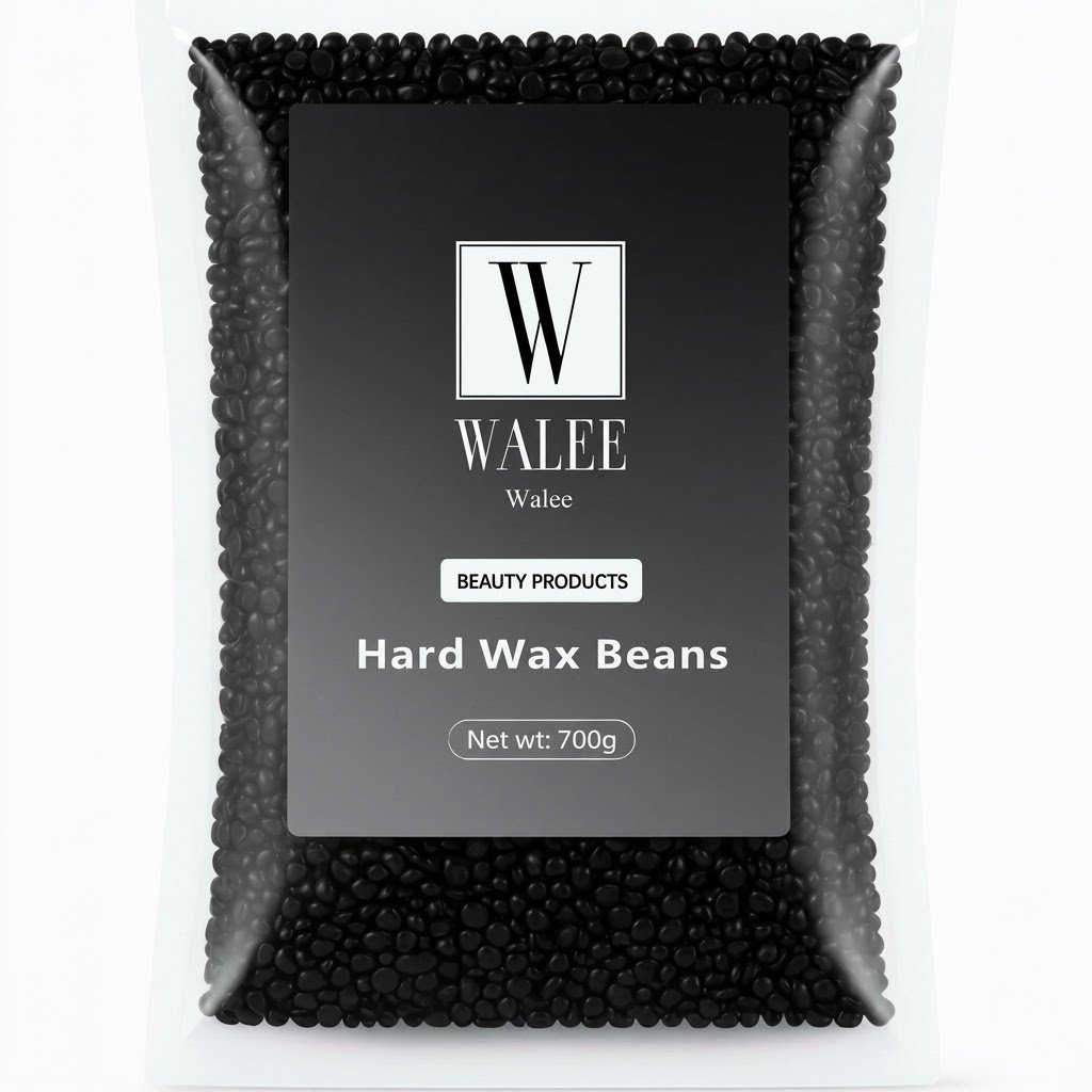 Walee Hard Wax Beans Black Color 700g for hair removal