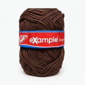 eXample Wool Brown Yarn for knitting and crafting