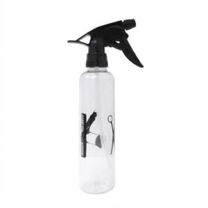 Professional slim spray bottle with trigger action for hair and beauty use