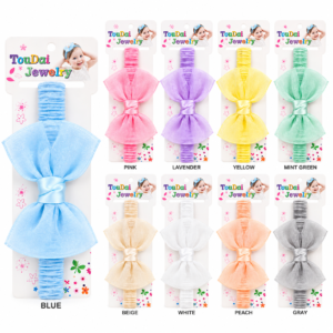 Baby Bow Headband Set 12pcs Vibrant & Adorable #BA1