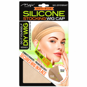 Silicone Stocking Wig Cap Anti-Slip Double Size Stretch Natural #DIY016NAT