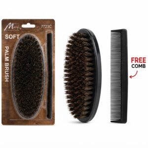 Soft Palm Brush with Free Pocket Comb #7723C