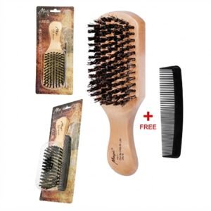 Hard Club Brush with Free Pocket Comb Magic Collection #7722C