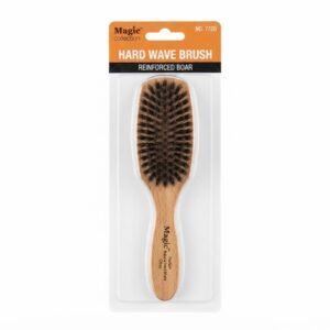Magic Oval Wave Brush with Handle Boar Bristle #7720